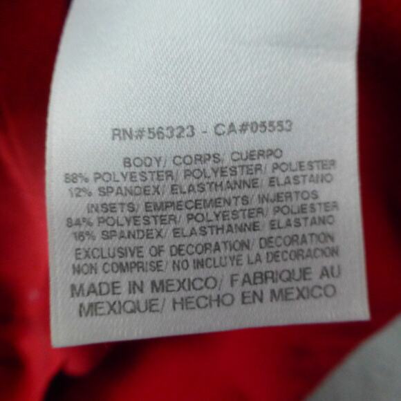 Nike Pro Combat Shirt Mens Large Fitted Red Dri Fit Golf Long Sleeve Swoosh - Picture 9 of 10